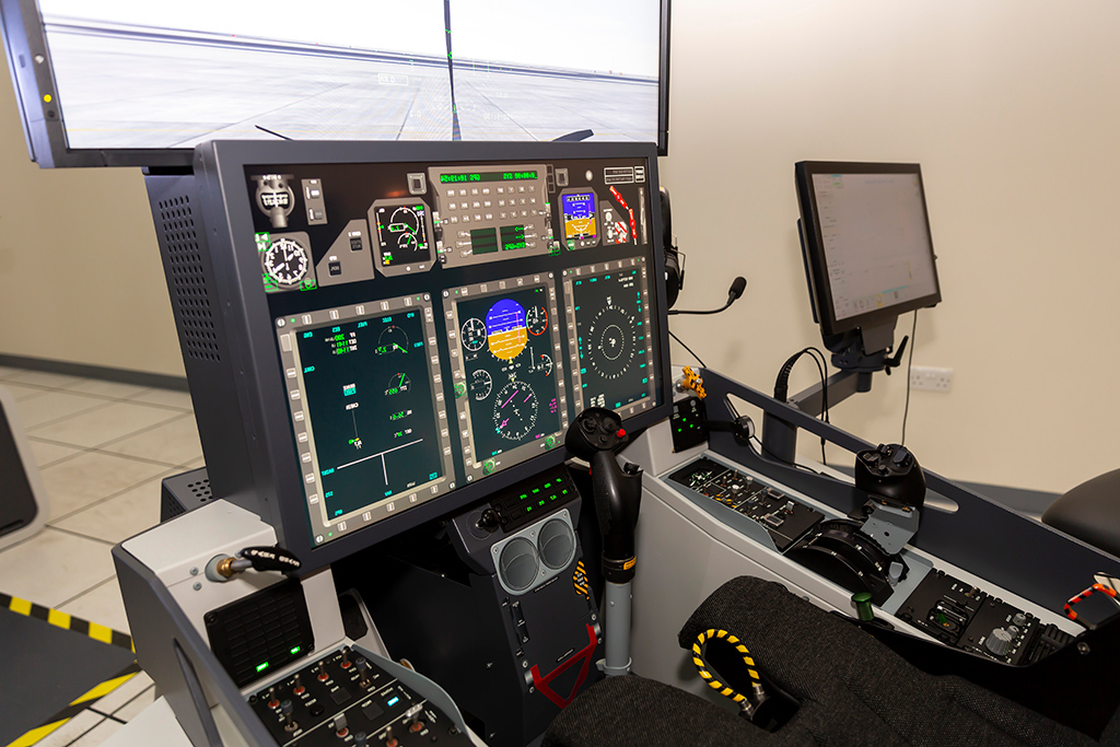 Fighter aircraft simulator